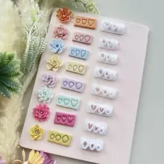 ポリマークレイ クレイカッター 型抜き 花びら 8点セット　お花