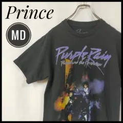 プリンス　ミュージック　半袖Tシャツ　パープルレイン　黒　ブラック　M　バンド