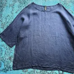 80s 90s EURO linen pullover shirt ITALY