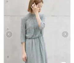 DVヴィンテージレース　ドレスワンピース