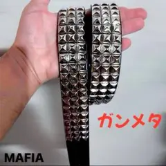 スタッズベルト y2k 黒 スケーター sk8 シルバー ガンメタ ストリート系