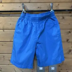 GU 青 ハーフパンツ 100%綿