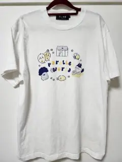 ちいかわ パラレルワールド！？ Tシャツ パラレルワールド ホワイト Lサイズ