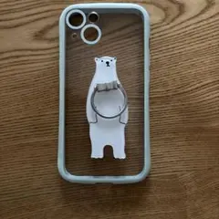 値下げしました。ホッキョクグマのリングスタンド付きiPhoneケース
