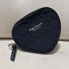 Ange Charme ハートポーチ ブラック 辻希美