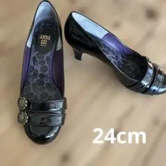 美品】ANNA SUI　アナスイ　エナメルパンプス　24cm