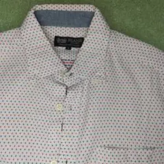 とても良い品★BEAMS HEARTビームス ドット柄シャツ Lサイズ