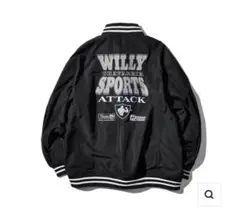 【美品】 willy chavarria スタジャン L navy 21aw WILLY CHAVARRIA（ウィリーチャバリア）の「【WILLY CHAVARRIA