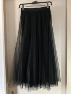 美品‼️チュールスカート ブラック