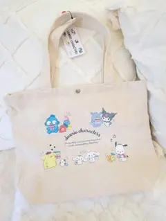 新品 サンリオ キャンバストートバッグ アベイル