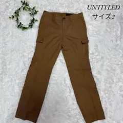 【アンタイトル】カーゴパンツ ワークパンツ ストレートタイプ 仕事 M