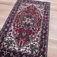 Y2689 ペルシャ絨毯 ウール 手織り 154×90㎝ 綺麗です