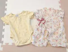 baby Gap 赤ちゃんの城　ロンパース＆甚平ロンパース　セット