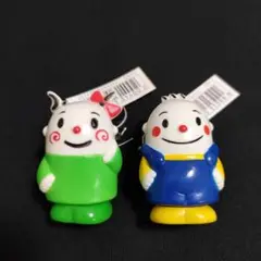 新品　91年製　NHK グーとスー　ふたりはなかよし　2個セット　ソフビブローチ