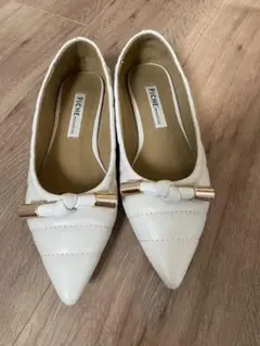 ピシェ アバハウス キルティングフラットパンプス