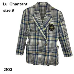 ルイシャンタン　Lui Chantant ジャケット　アウター　チェック　9