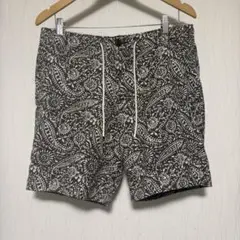 00's Abercrombie&Fitch ペイズリー ショートパンツ y2k