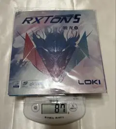 卓球ラバー LOKI RXTON5 パープル 40度 2.1mm