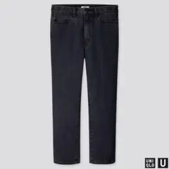 UNIQLO U 19AW ストレートジーンズ W33 ダークグレー