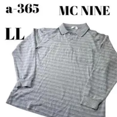 mc nine トップス ポロシャツ 長袖 LLサイズ 美品