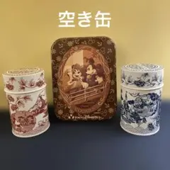 東京ディズニーシー クッキー缶 ミッキー　空き缶　3個