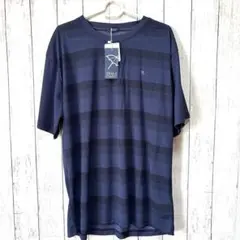 新品アーノルドパーマー ボーダーtシャツ LLサイズ　ネイビー
