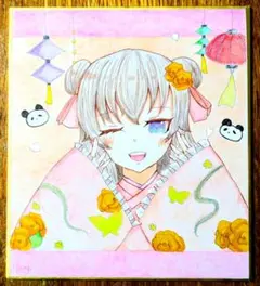 アナログ手書きイラスト２点