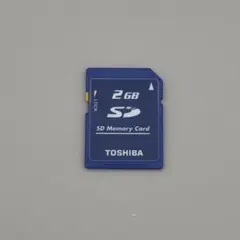 TOSHIBA 2GB SDメモリーカード
