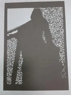 ハンドメイド切り絵66　彫像風
