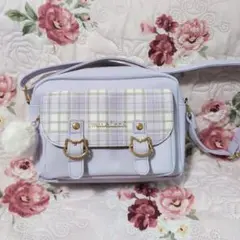 musical チェック柄ショルダーバッグ