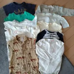男の子 子供服 まとめ売り 10点 半袖　長袖　80センチ〜90センチ