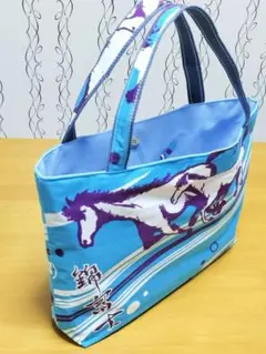 相撲 錦富士関（伊勢ヶ濱部屋）反物 トートバッグ