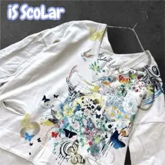 iS ScoLar イズスカラー ワンピース チュニック カラフル 柄