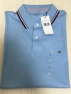 Tommy Hilfiger ライトブルーポロシャツ L/G