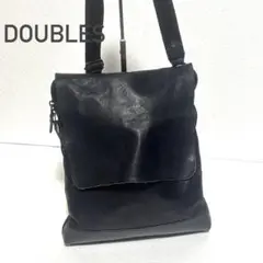 DOUBLES ダブルス ブラック ショルダーバッグ