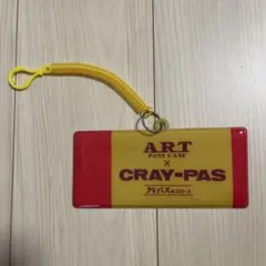 クレパス柄　パスケース
