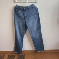 【ジーパン】フリンジ Mサイズ 薄い紺 値下げしました990→860