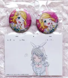 鏡音リン モモリン 42c グリ缶 特典 映画特典原画ポストカード