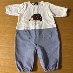 グレードスコープ　動物刺繍付きロンパース　50-70