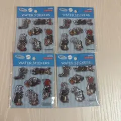 【即日発送】ピングー ウォーターシール スパンコール入り 4個セット まとめ売り
