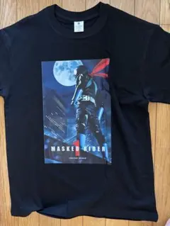 仮面ライダーデザインの黒Tシャツ〈管理番号：11〉