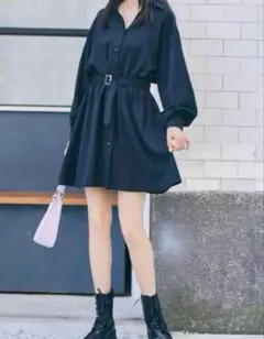 グレイル　GRL シャツワンピース