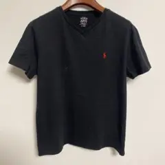 POLO RALPH LAUREN ブラック Vネック Tシャツ M