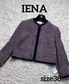 新品未使用 IENA ツイード シャツブラウス セレモニージャケット