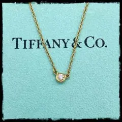 TIFFANYu0026Co. ティファニー バイザヤード 1Pダイヤネックレス 750