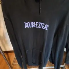 DOUBLESTEAL ブラック フード付きウェア