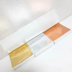 新品 未使用 金箔 銀箔 銅箔 模造品 メッキ 100枚 3種類 7