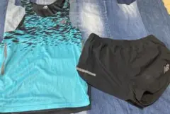 New Balance HANZOランニングシャツ・パンツ上下セット　XL