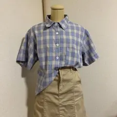 レディース チェックシャツ ブラウス FREESIZE