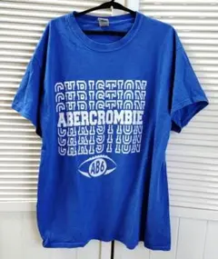 Abercrombie 青 M Tシャツ